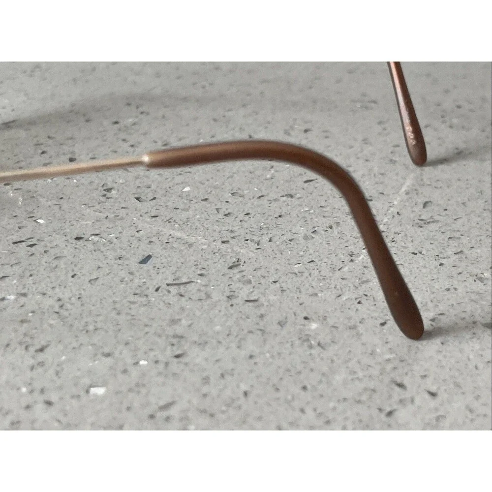 TI Flex T1512 1512 Caramel Eyeglasses Frames ONLY 48-18-135 Oval full rim gold
